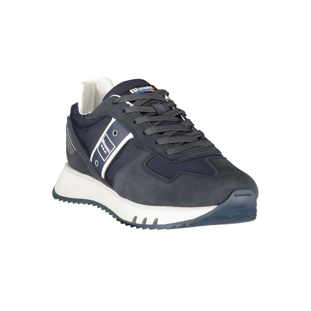 Blauer Blue Leather Men Sneaker