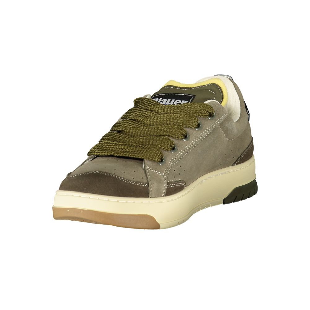 Blauer Green Leather Men Sneaker