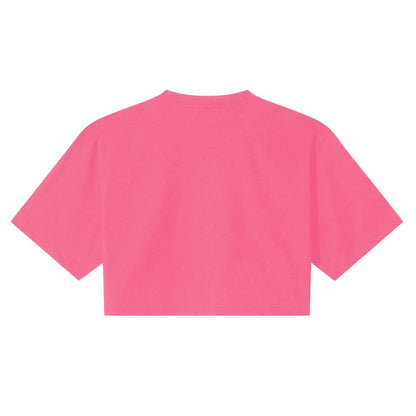 Comme Des Fuckdown Fuchsia Cotton Women T-Shirt