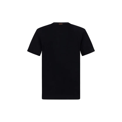 ZEGNA Black Cotton T-Shirt