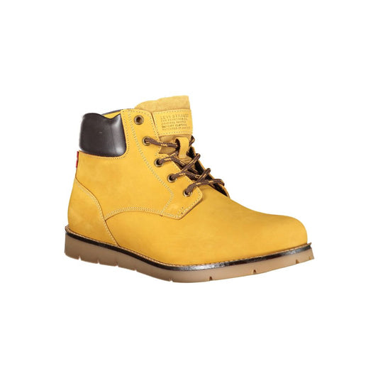 Levi's Yellow Leather Mens Boot