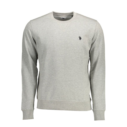 U.S. POLO ASSN. Gray Cotton Men's Sweatshirt