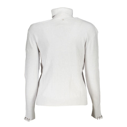 Patrizia Pepe Gray Cotton Sweater