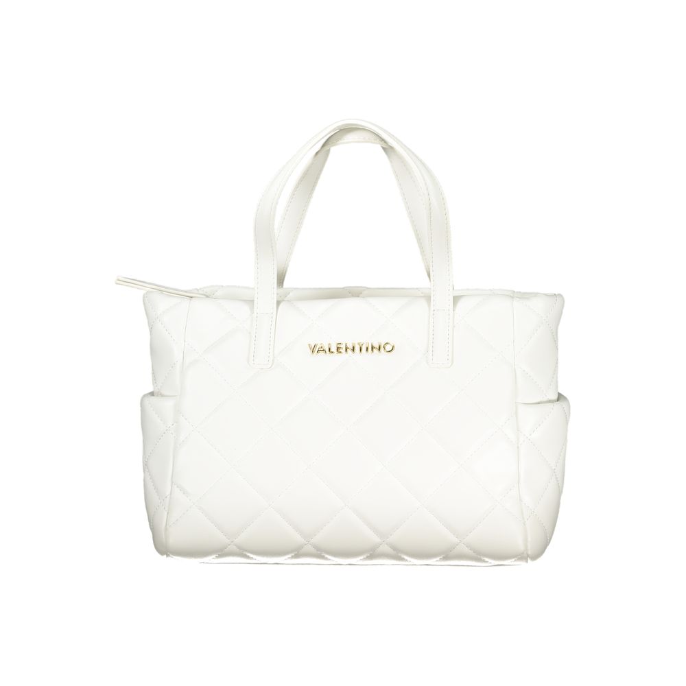 Mario Valentino White Polyethylene Handbag