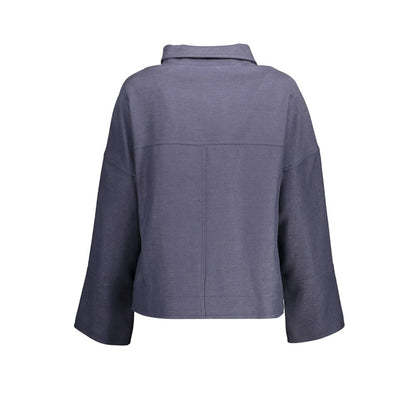 Gant Blue Cotton Jackets & Coat