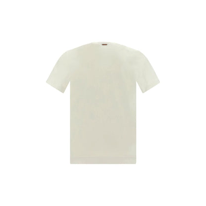 ZEGNA White Cotton T-Shirt