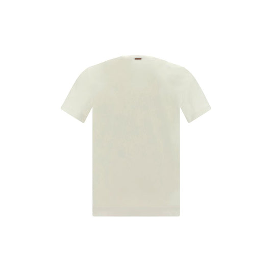 ZEGNA White Cotton T-Shirt