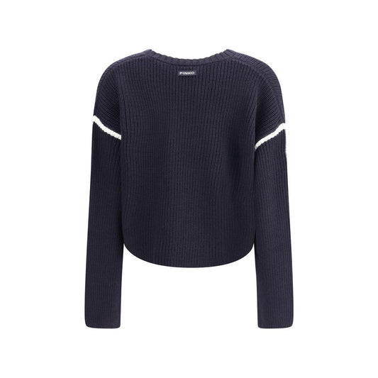PINKO Blue Wool Sweatshirt