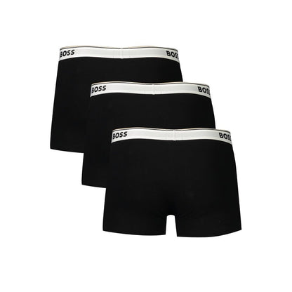 Hugo Boss Black Cotton Men Boxer Short