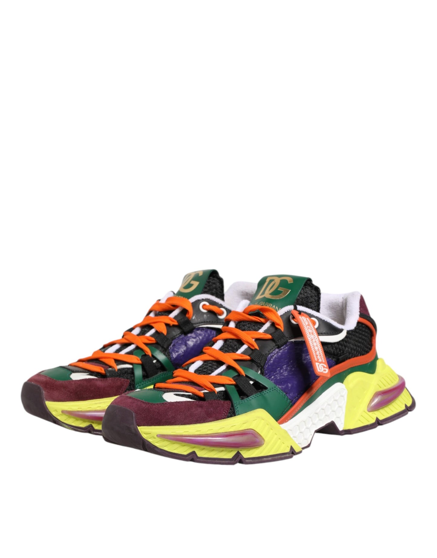 Dolce & Gabbana Multicolor Airmaster Men Sneaker Shoes