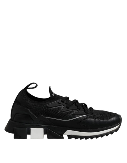 Dolce & Gabbana Black SORRENTO Lace Up Men Sneakers Shoes