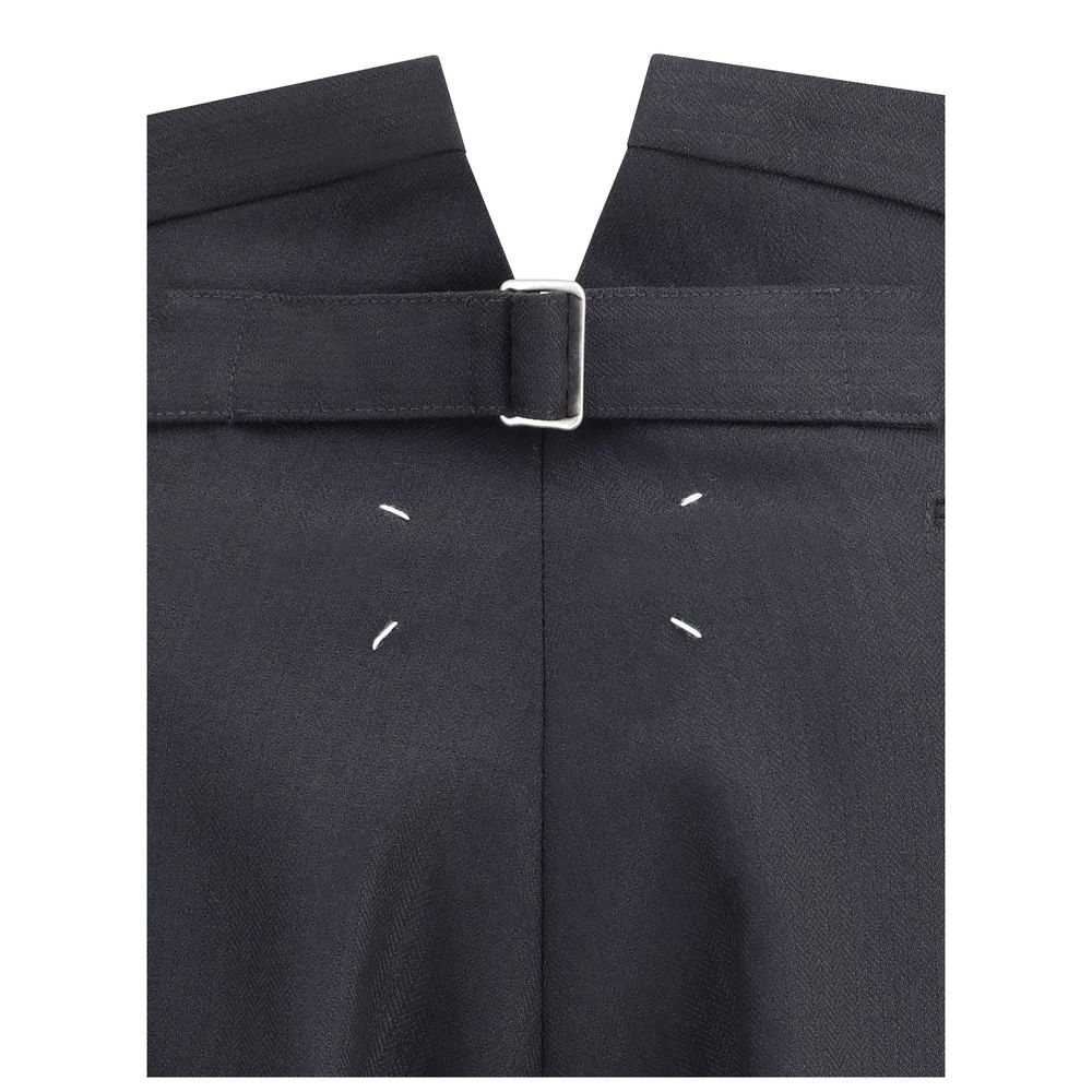Margiela Black Wool Dress Pants