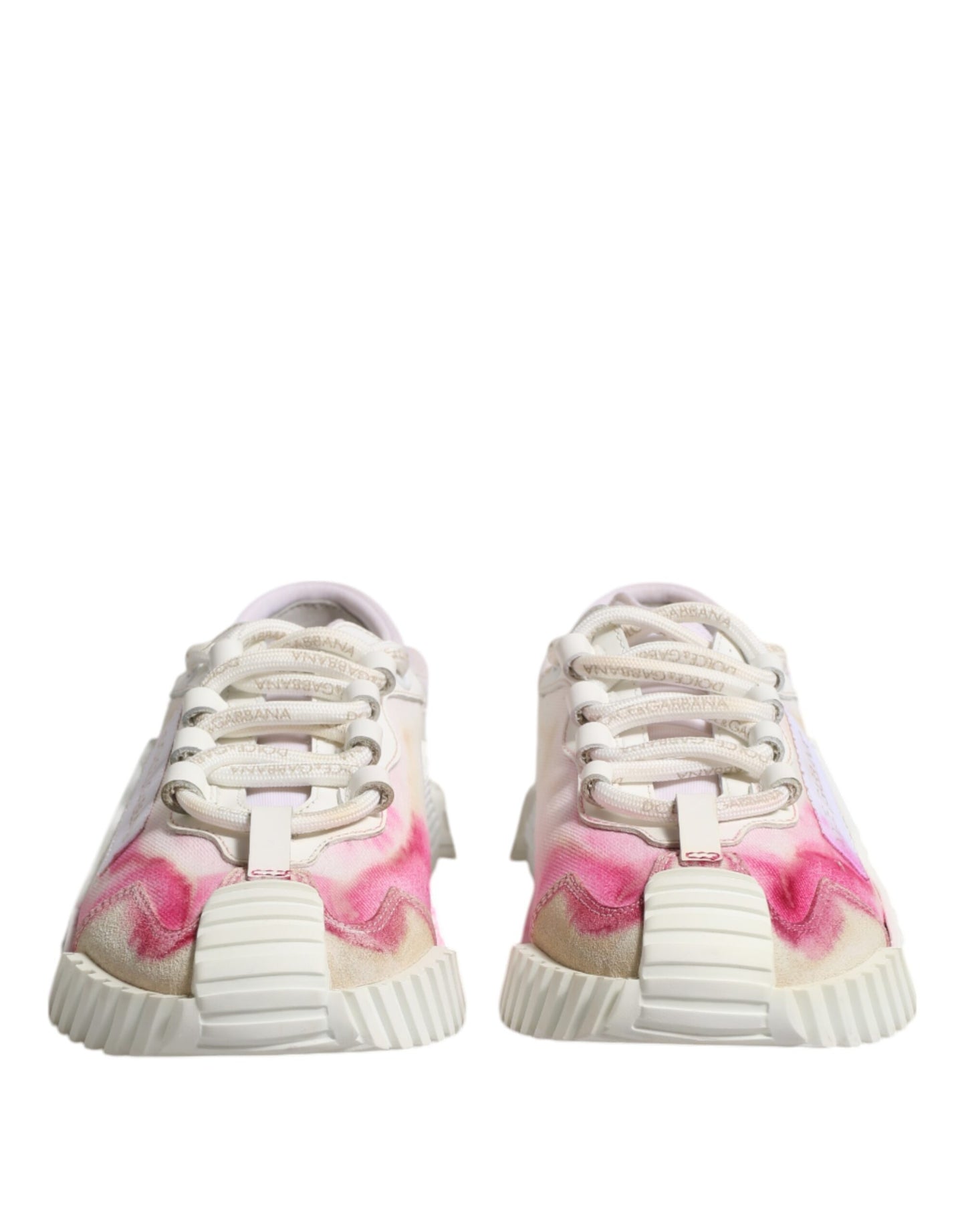 Dolce & Gabbana White NS1 Lace Up Low Top Sneakers Shoes