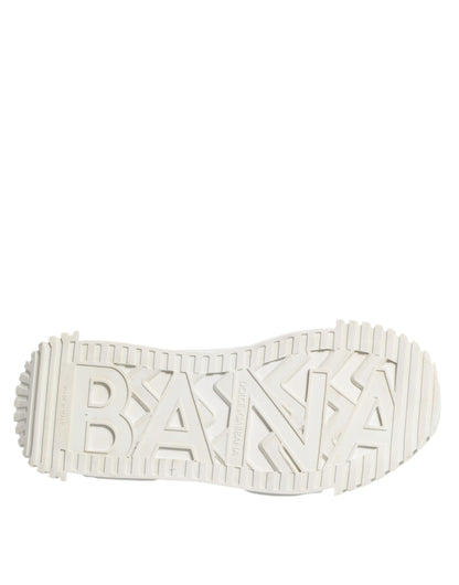 Dolce & Gabbana White NS1 Lace Up Low Top Sneakers Shoes