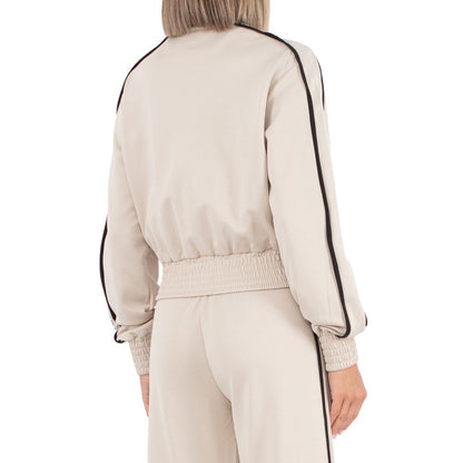 Comme Des Fuckdown Beige Cotton Women Sweater