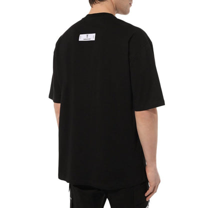 Diego Venturino Black Cotton T-Shirt
