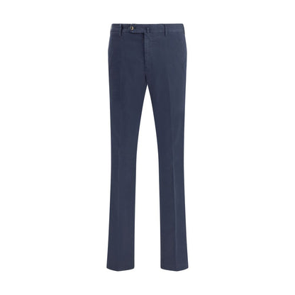 PT Torino Blue Elastane Casual Pants