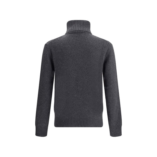 Ami Paris Gray Cashmere Turtleneck