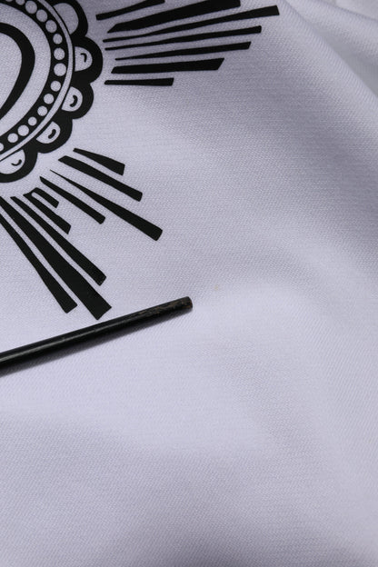 Dolce & Gabbana White Sacred Heart Hooded Sweatshirt Sweater