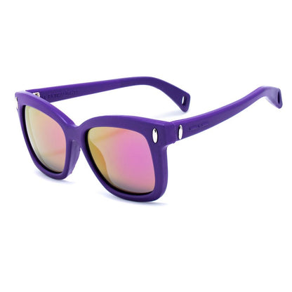 Italia Independent Purple Rubber Sunglasses