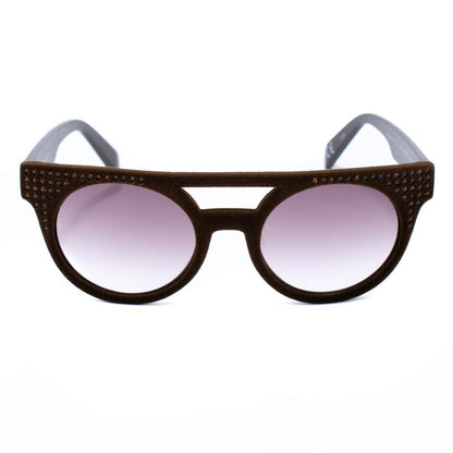 Italia Independent Brown Acetate Sunglasses
