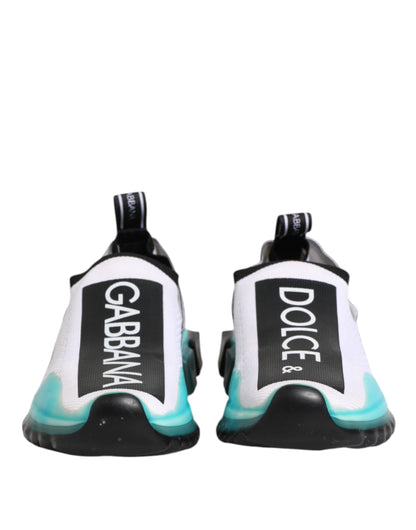 Dolce & Gabbana White Sorrento Slip On Low Top Sneakers Shoes