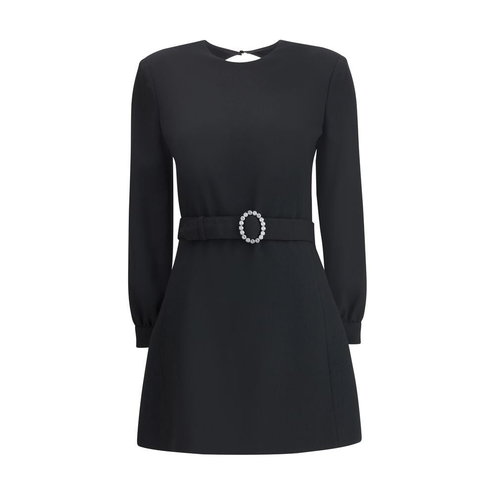 Saint Laurent Black Viscose Cocktail Dress