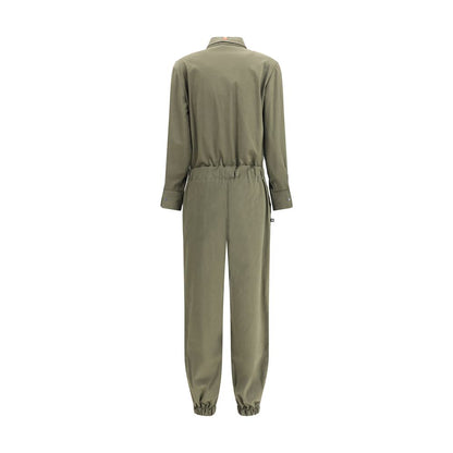 Ella Green Cotton Jumpsuit