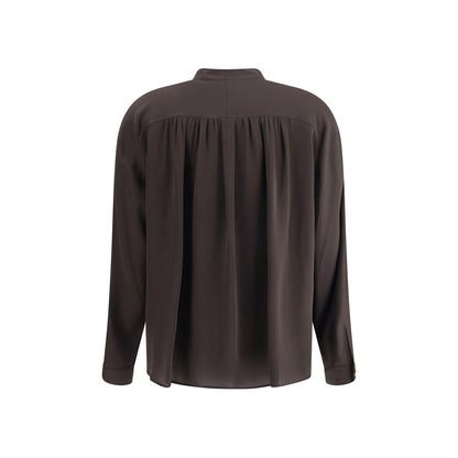 Giorgio Armani Brown Silk Shirt