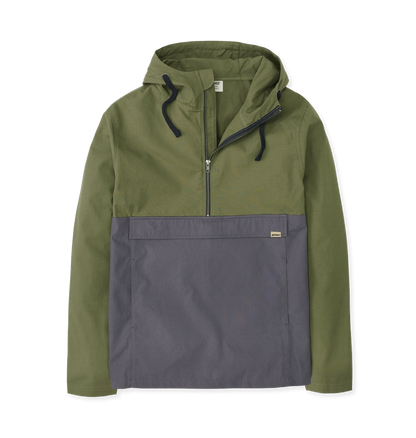 Men's Ebb Water-Repellent Smock   Rust & Solent