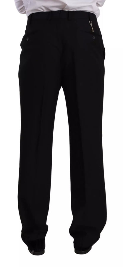 Domenico Tagliente Blue Polyester Single Breasted Formal 2 Piece Suit