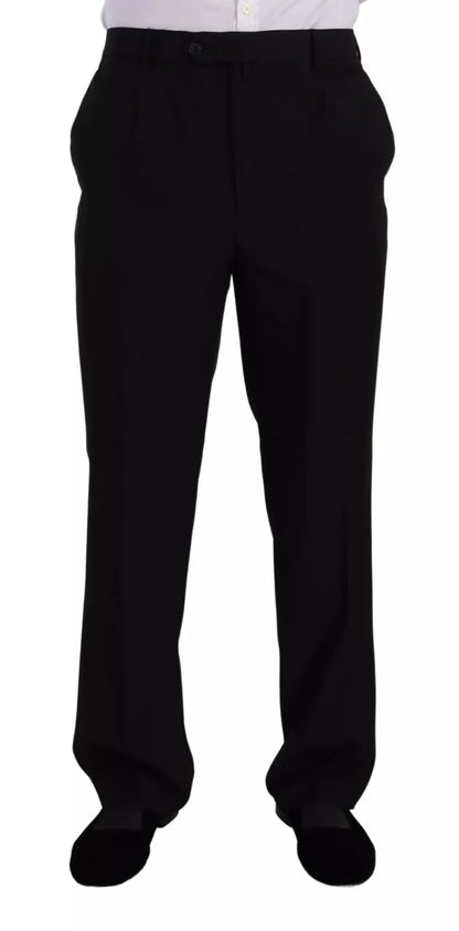 Domenico Tagliente Blue Polyester Single Breasted Formal 2 Piece Suit