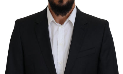 Dolce & Gabbana Melange Grey Wool 2 Piece MARTINI Suit