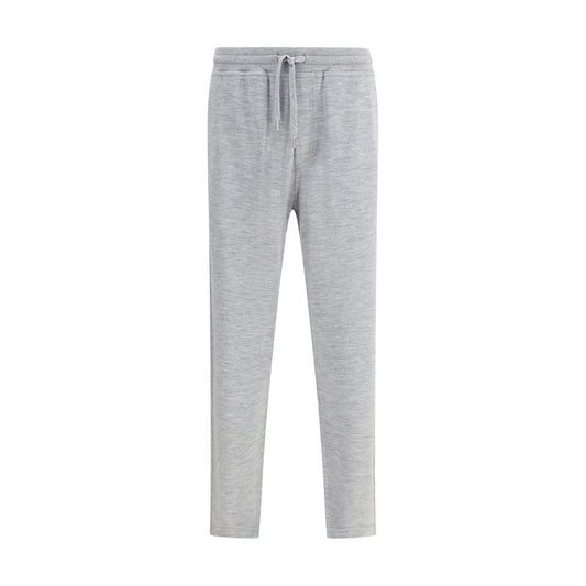 Brunello Cucinelli Gray Cashmere Casual Pants