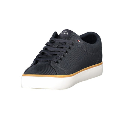 Tommy Hilfiger Blue Polyester Men Sneaker