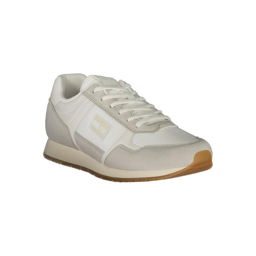 Tommy Hilfiger White Polyester Men Sneaker