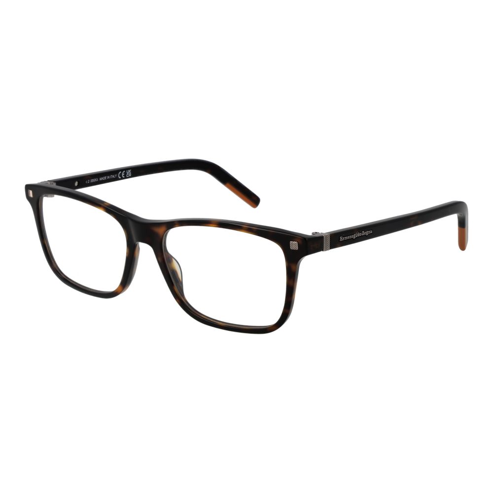 Ermenegildo Zegna Brown Acetate Glasses (Frames)