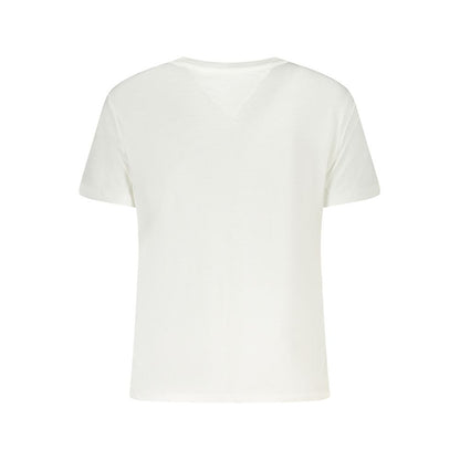 Tommy Hilfiger White Cotton Women T-Shirt