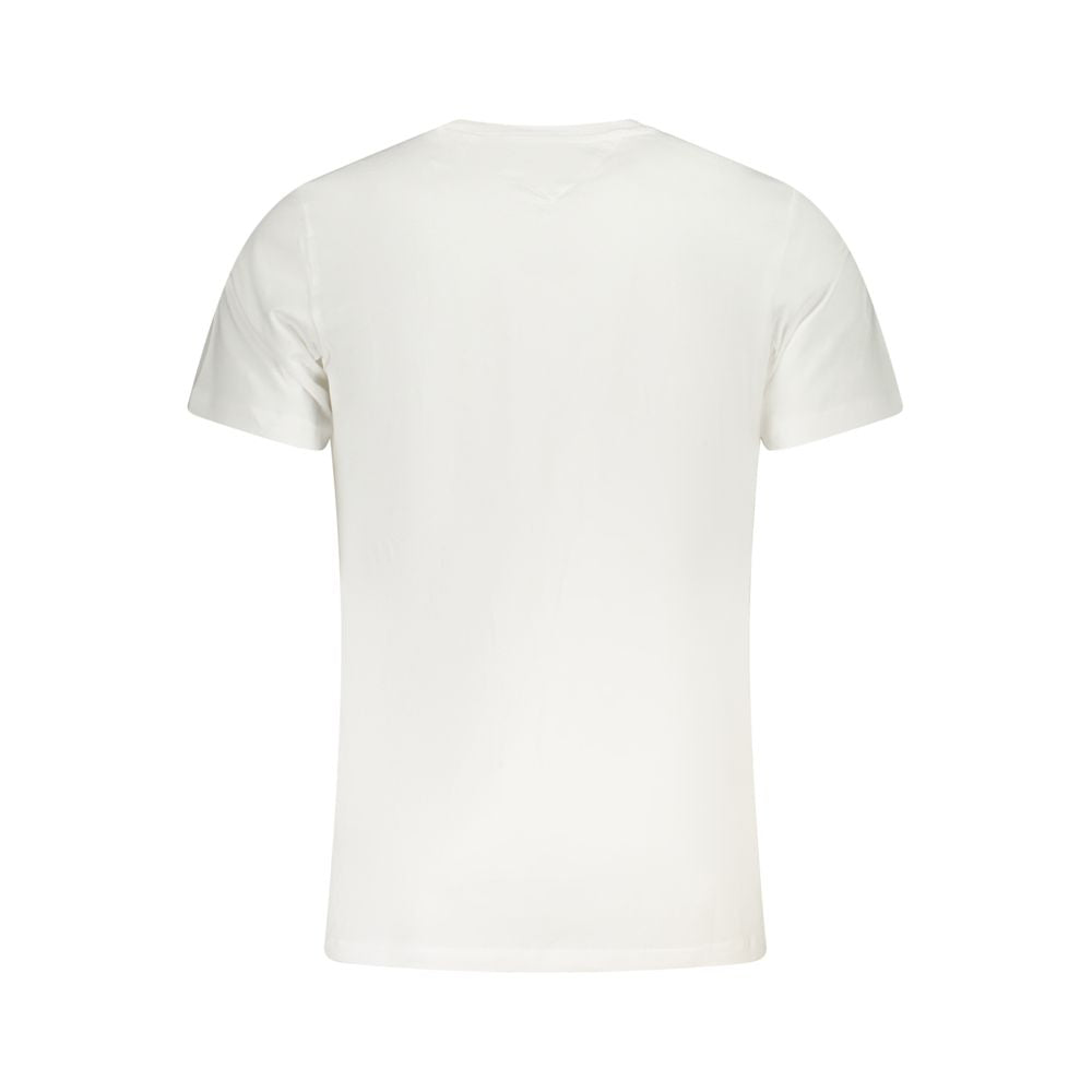 Tommy Hilfiger White Cotton Men T-Shirt