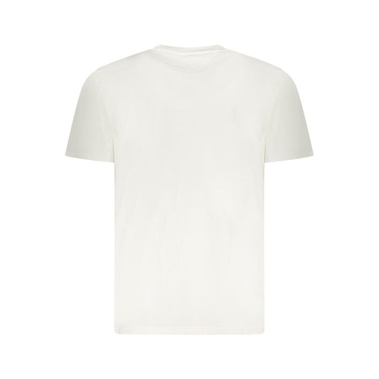 Tommy Hilfiger White Cotton Men T-Shirt
