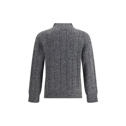 Brooksfield Gray Wool Sweatshirt