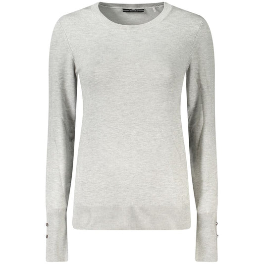 Guess Jeans Gray Viscose Women Sweater