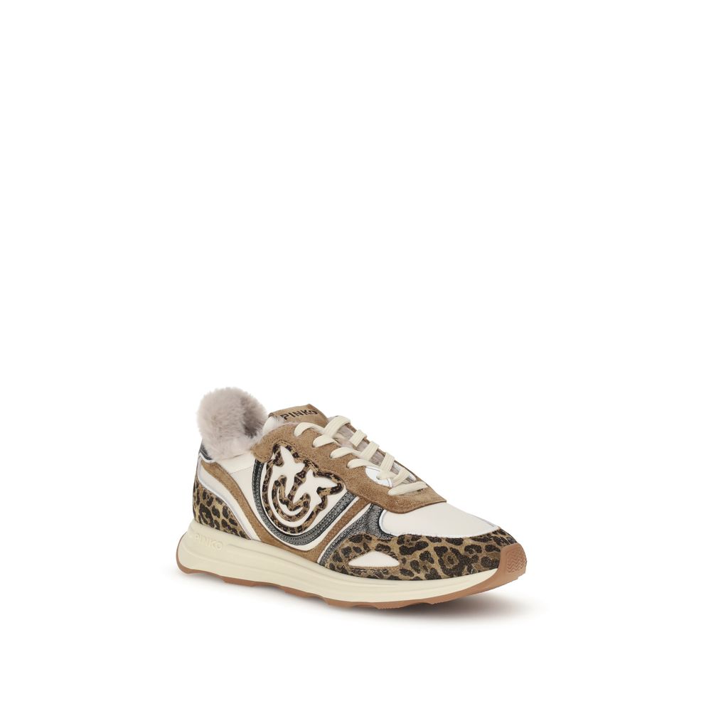 PINKO Multicolor Leather Chunky Sneakers