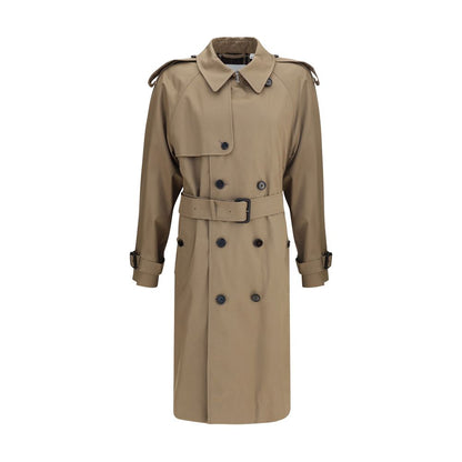 Burberry Beige Cotton Trench Coat