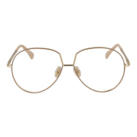 Max Mara Beige Metal Glasses (Frames)