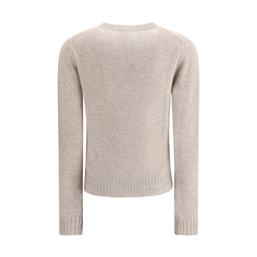 Allude Beige Cashmere Cashmere Sweater