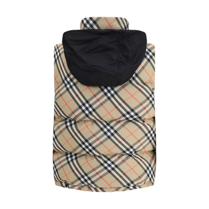 Burberry Multicolor Polyester Sleveless Jacket