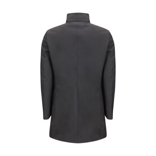 MooRER Black Polyester Coat