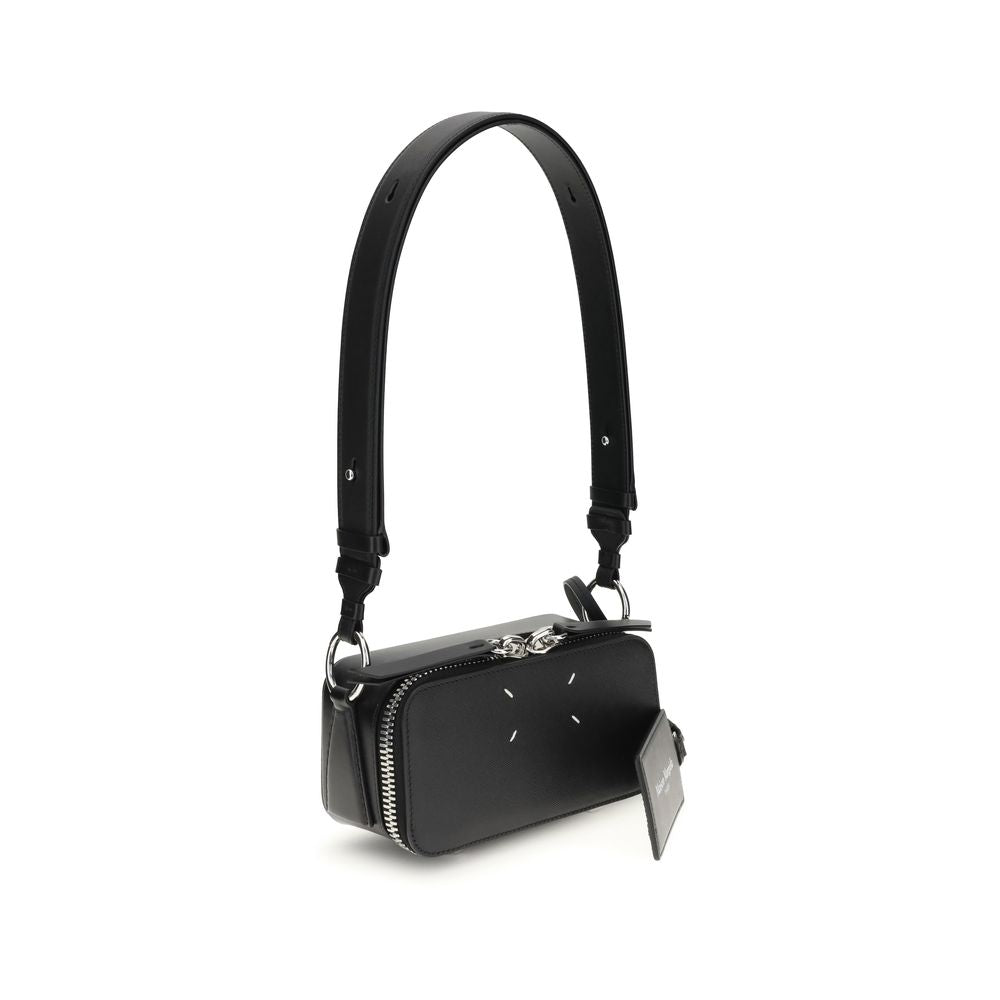 Margiela Black Calf Leather Bos Taurus Shoulder Bag