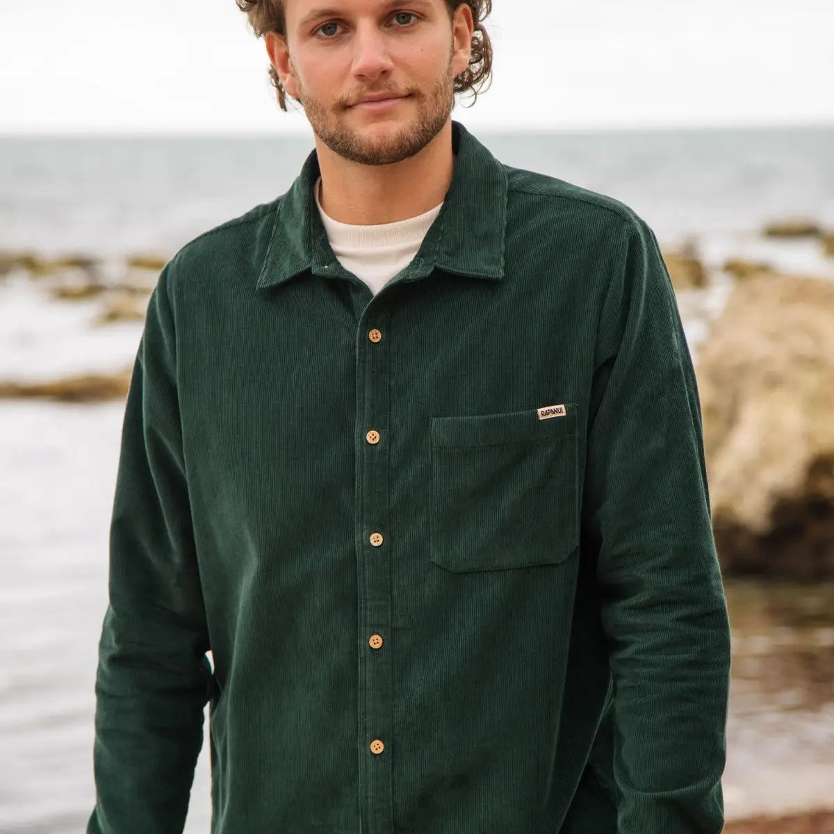 Men's Forester Corduroy Shirt Driftwood
